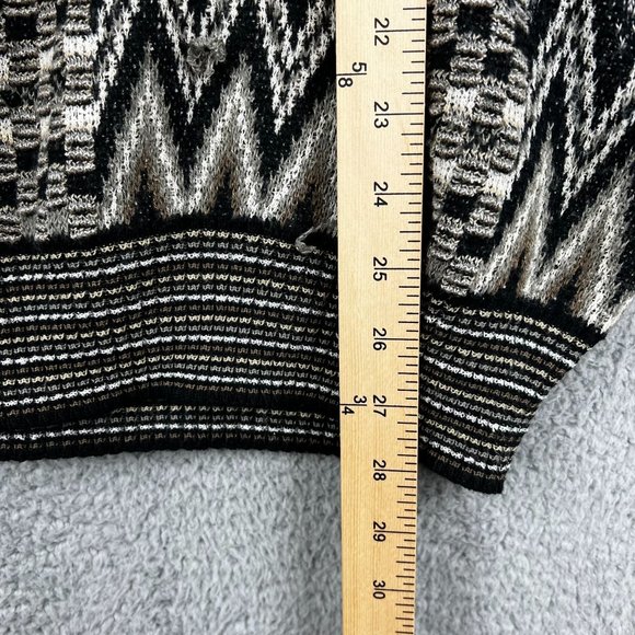 VINTAGE FIII ITALIAN GEOMETRIC SWEATER CROSBY MULTICOLOR M - Picture 4 of 9